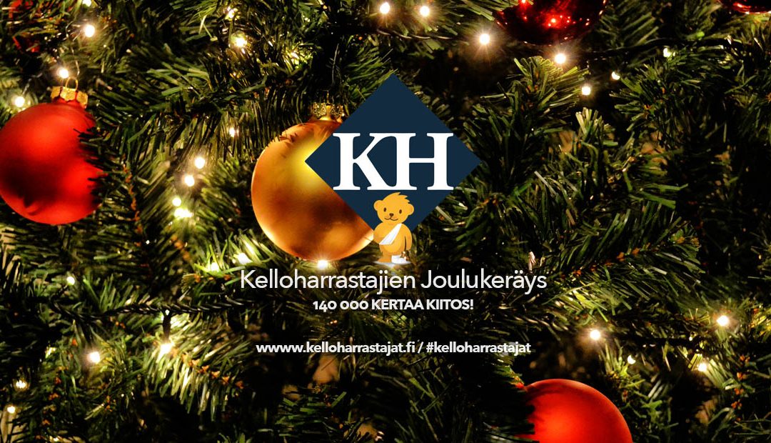 140 000 kertaa kiitos! Kelloharrastajien Joulukeräys on päättynyt!